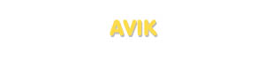 Der Vorname Avik