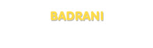 Der Vorname Badrani