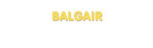 Der Vorname Balgair
