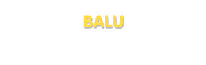Der Vorname Balu