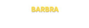 Der Vorname Barbra