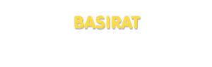 Der Vorname Basirat