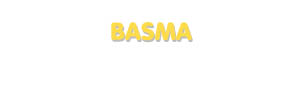 Der Vorname Basma