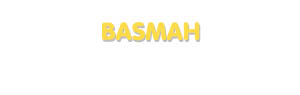 Der Vorname Basmah