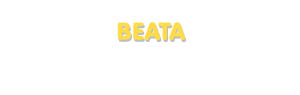 Der Vorname Beata