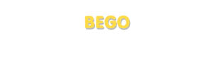Der Vorname Bego