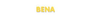 Der Vorname Bena