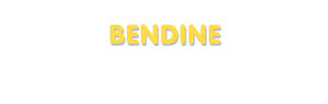 Der Vorname Bendine