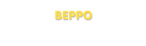 Der Vorname Beppo