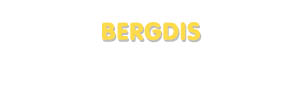 Der Vorname Bergdis