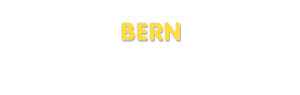 Der Vorname Bern