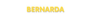 Der Vorname Bernarda