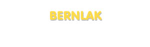 Der Vorname Bernlak