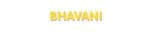 Der Vorname Bhavani
