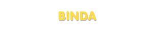 Der Vorname Binda