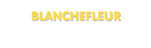 Der Vorname Blanchefleur