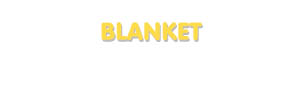 Der Vorname Blanket