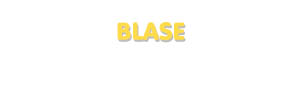 Der Vorname Blase