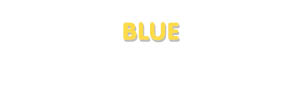 Der Vorname Blue