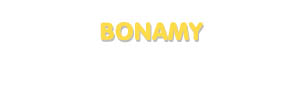 Der Vorname Bonamy