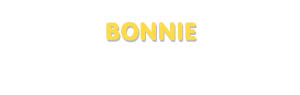 Der Vorname Bonnie