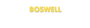 Der Vorname Boswell