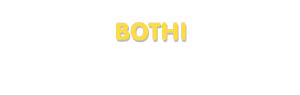 Der Vorname Bothi