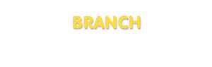 Der Vorname Branch