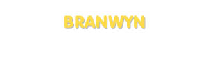 Der Vorname Branwyn
