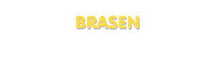 Der Vorname Brasen