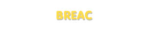 Der Vorname Breac