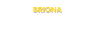 Der Vorname Briona