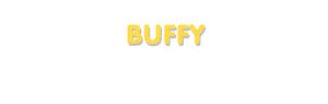 Der Vorname Buffy