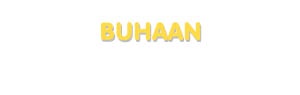 Der Vorname Buhaan