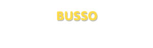 Der Vorname Busso