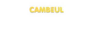 Der Vorname Cambeul