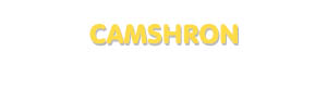 Der Vorname Camshron