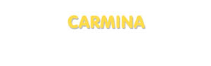 Der Vorname Carmina