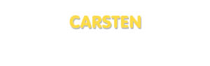 Der Vorname Carsten