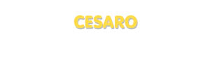 Der Vorname Cesaro