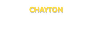 Der Vorname Chayton