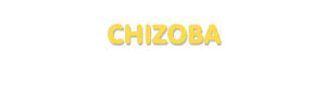 Der Vorname Chizoba