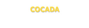 Der Vorname Cocada