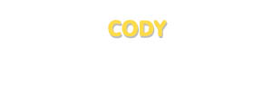 Der Vorname Cody