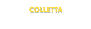 Der Vorname Colletta