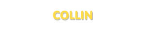 Der Vorname Collin