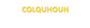 Der Vorname Colquhoun