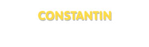 Der Vorname Constantin