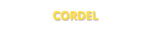 Der Vorname Cordel