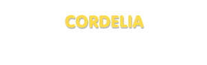 Der Vorname Cordelia